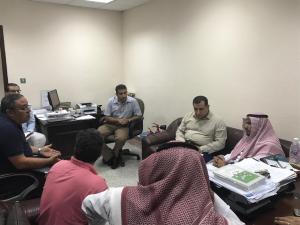 His Excellency the Dean of Al-Qunfudhah University College Visits the Academic Departments of the College